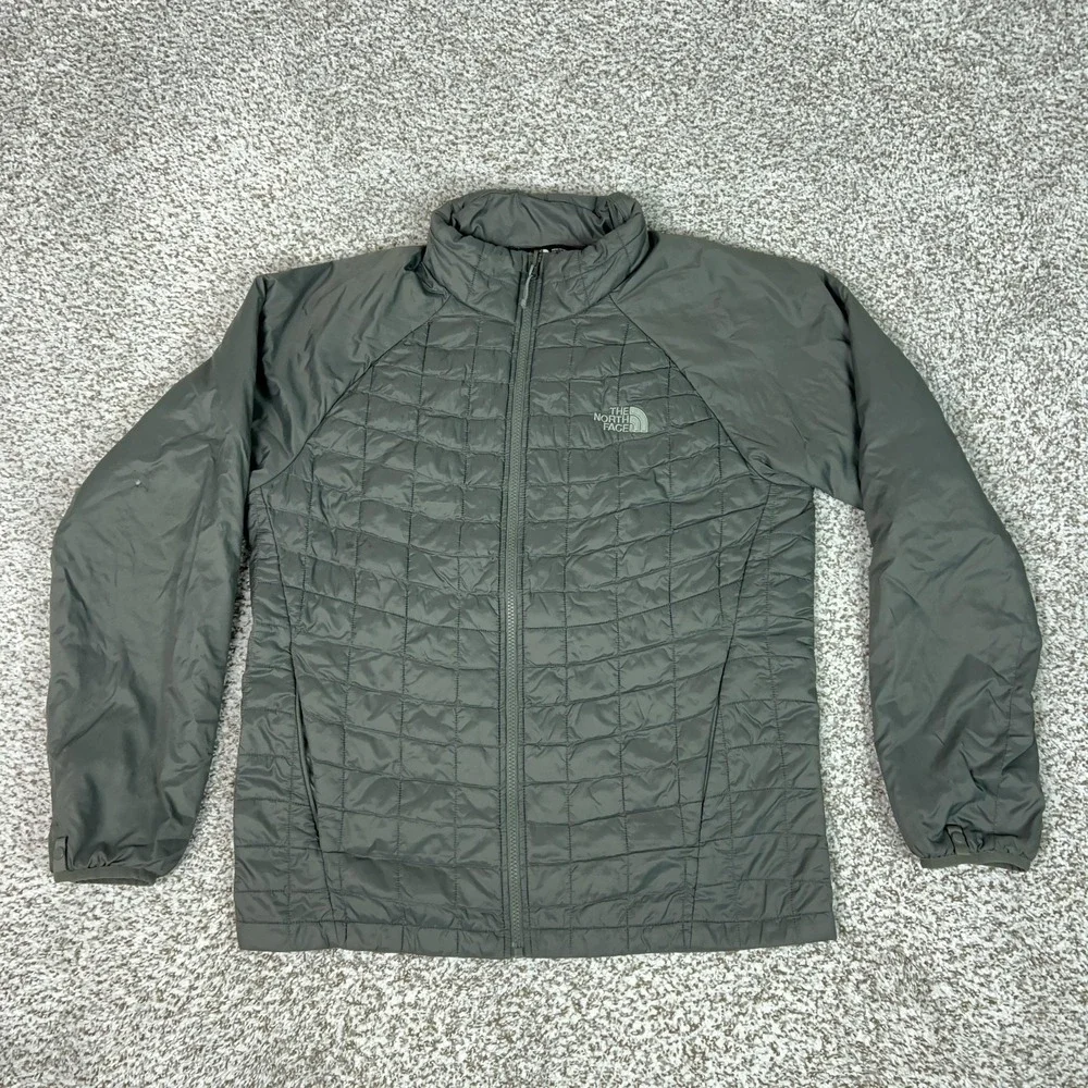 The North Face Jacket Mens‎ Medium Gray Primaloft Puffer Thermoball Triclimate